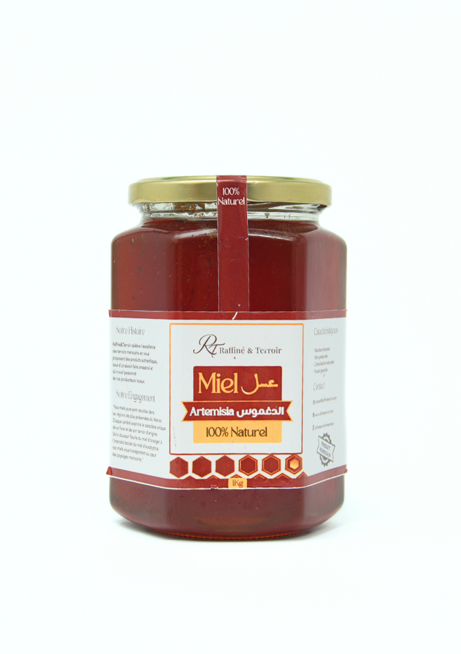 Le miel d’Artemisia se distingue par ses arômes herbacés et son goût légèrement amer aux notes végétales. Récolté à partir des fleurs d’Artemisia, il offre une texture onctueuse et une couleur ambrée. 100 % pur, cru et non pasteurisé, il est apprécié pour sa richesse en antioxydants et ses propriétés naturelles qui contribuent au bien-être général et au confort digestif.