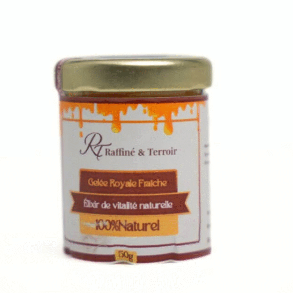 Gelée royale 100 % pure Une crème naturelle au goût délicatement lacté et acidulé, riche en vitamines et nutriments. Idéale pour booster énergie, vitalité et défenses naturelles, tout en nourrissant la peau. À consommer le matin à jeun ou en usage externe pour un soin naturel et revitalisant.
